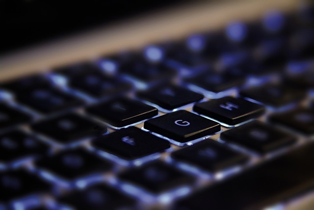A keyboard with backlights