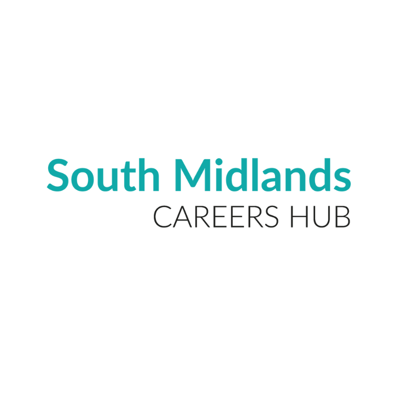Logo of South Midlands CAREERS HUB with 'South Midlands' in teal and 'CAREERS HUB' in black on a white background